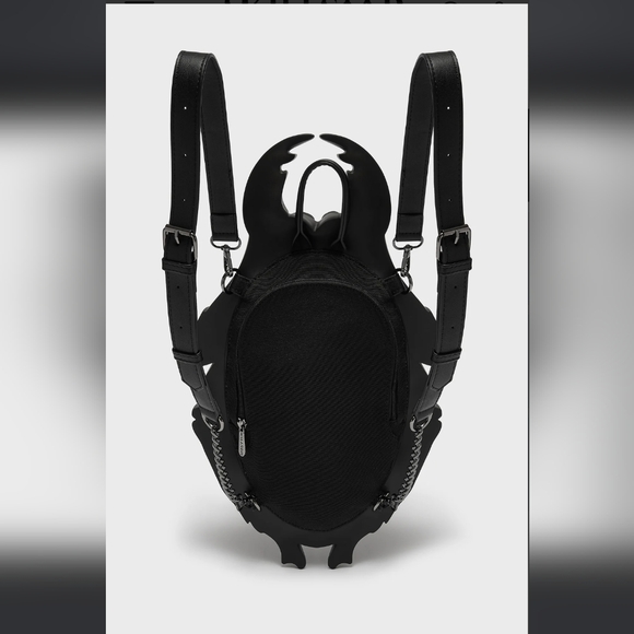 Black Beetle-Shaped Backpack - Picture 3 of 5